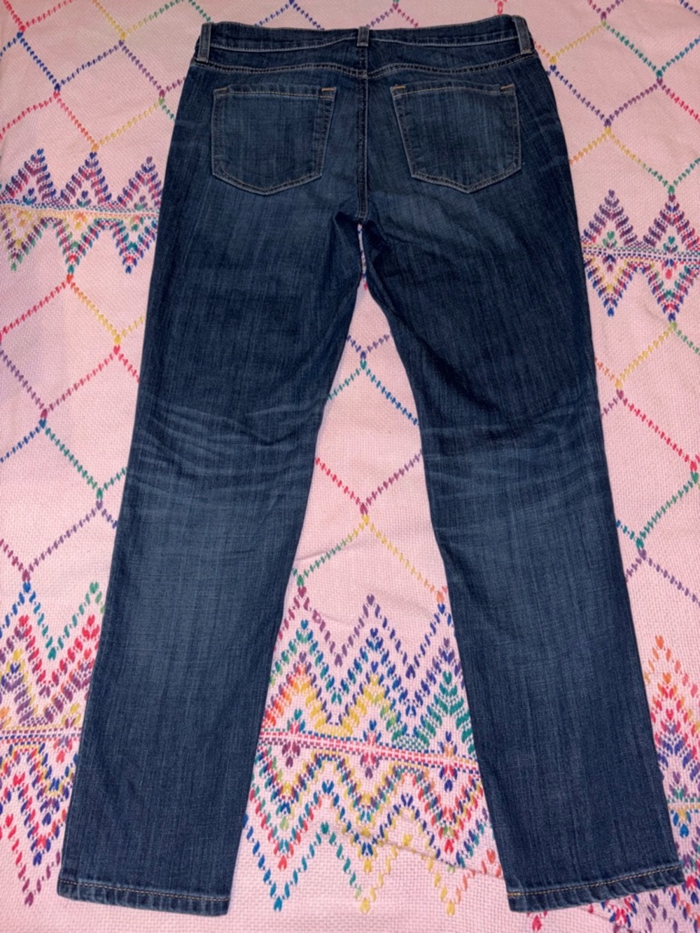 LOFT Dark Blue Boyfriend Jeans Women’s Size 27/4 - Picture 9 of 10
